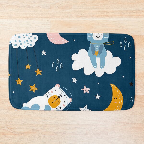 Item preview, seamless childish pattern with cute bears designed and sold by kokiii Designs.