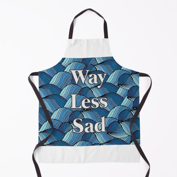 Item preview, Way Less Sad blue nods designed and sold by Gawop.