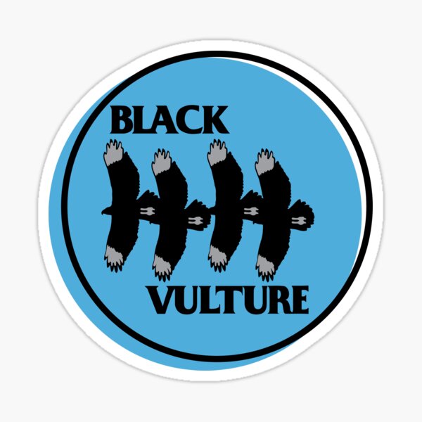 BLACK VULTURE LOGO Sticker