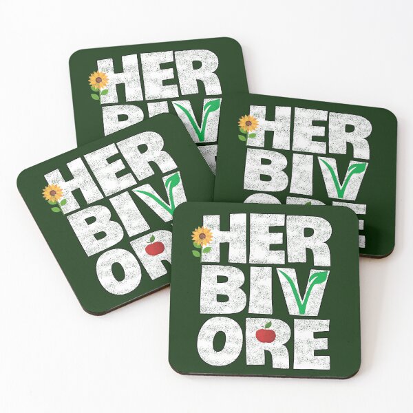 Item preview, Herbivore - Vegan designed and sold by Happy Puppy Print On Demand.
