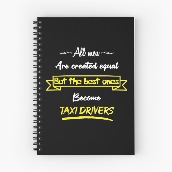 Item preview, The best men become taxi drivers (English) designed and sold by 2Girls1Shirt.
