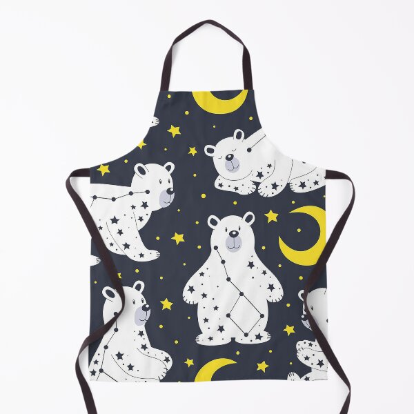 Item preview, seamless pattern with white bears designed and sold by kokiii Designs.