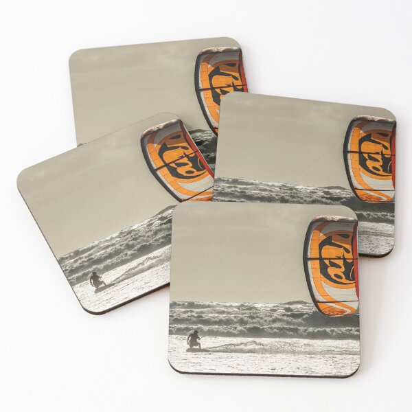 Item preview, Kite-surfing, Muriwai Beach designed and sold by Jon Sparks.