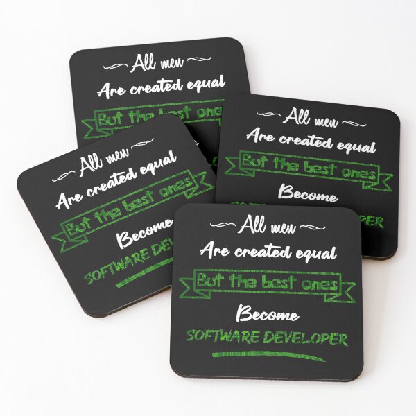 Item preview, The best men become software developers designed and sold by 2Girls1Shirt.