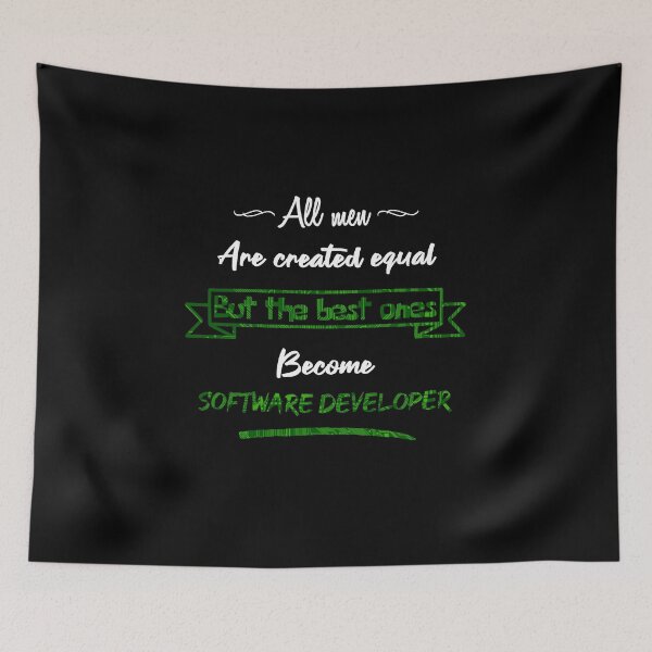 Item preview, The best men become software developers designed and sold by 2Girls1Shirt.