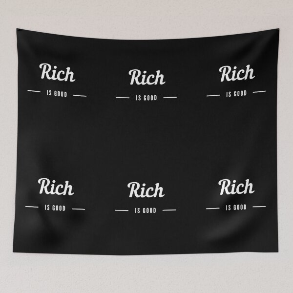 Item preview, Rich is Good artwork 3 designed and sold by TraderShirts.