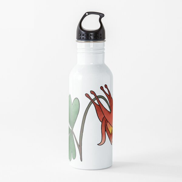 Columbine Flower Water Bottle