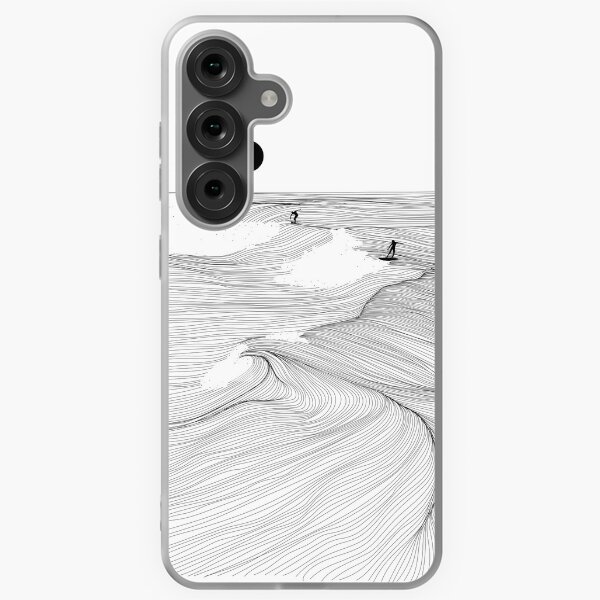 Item preview, Waves Line Art designed and sold by SurfolioPrints.