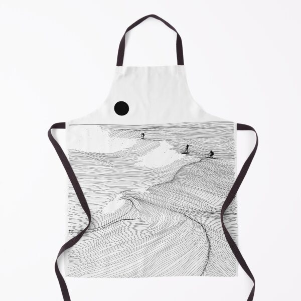 Item preview, Waves Line Art designed and sold by SurfolioPrints.