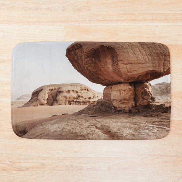 Item preview, Mushroom Rock in Wadi Rum | Jordan Photography | Jordan Fine Art Print designed and sold by Melissa Peltenburg.