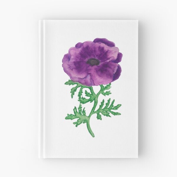 Item preview, Watercolor anemone coronaria design designed and sold by muffinstandd.