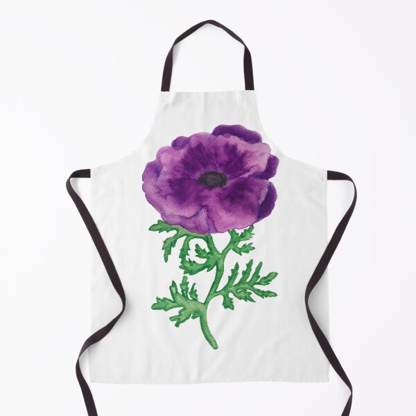 Item preview, Watercolor anemone coronaria design designed and sold by muffinstandd.