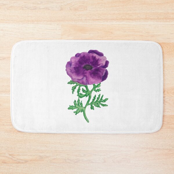 Item preview, Watercolor anemone coronaria design designed and sold by muffinstandd.