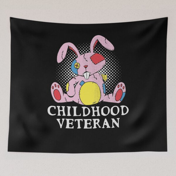 Item preview, Childhood Veteran an Old Stuffed Rabbit designed and sold by Frosty1489.