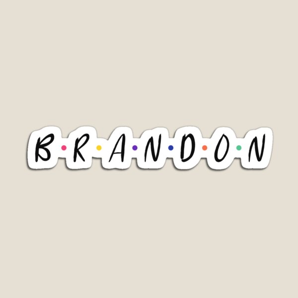 Brandon Name Definition Magnet for Sale by Teelogic