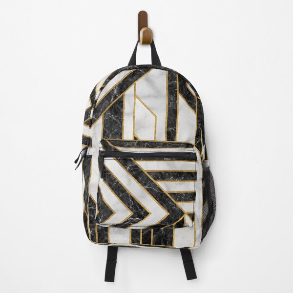 Item preview, Black and White Marble Geo designed and sold by AmbienceArt.
