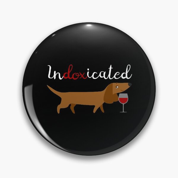 Artikelvorschau, Indoxizierter Dackel und Wein Netter Wiener Hund entworfen und verkauft von kandelal.