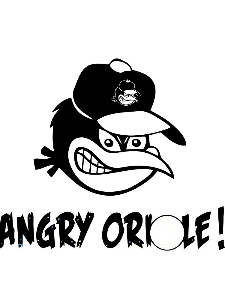 Angry Oriole Baltimore Baseball | Kids T-Shirt