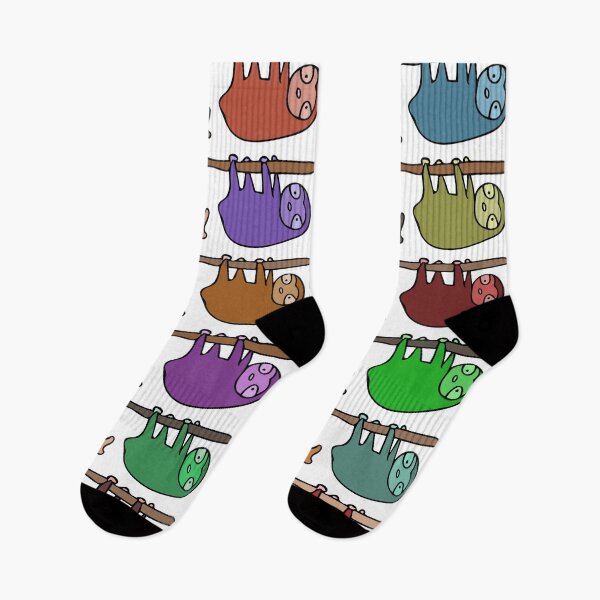 Item preview, Cute and Colorful Hanging Sloth Pattern designed and sold by Davey's Designs.