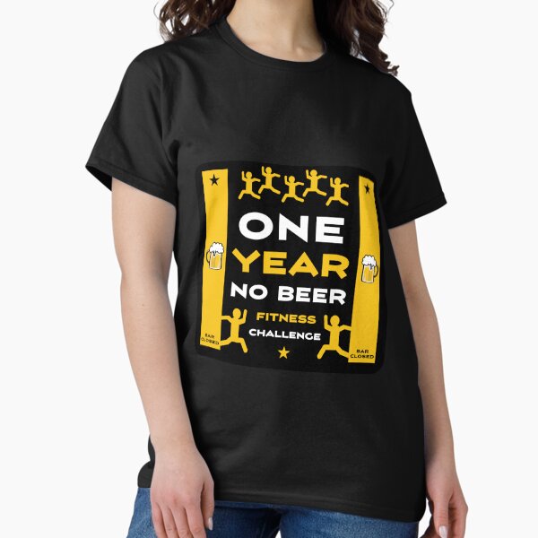 Item preview, One Year No Beer Challenge - No Booze - Motivational Team Gifts - Booze - Alcohol Free - Fitness designed and sold by happygiftideas.