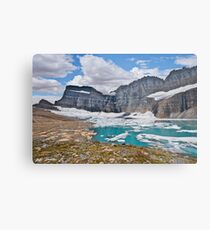 Upper Grinnell Lake and Glacier Metal Print
