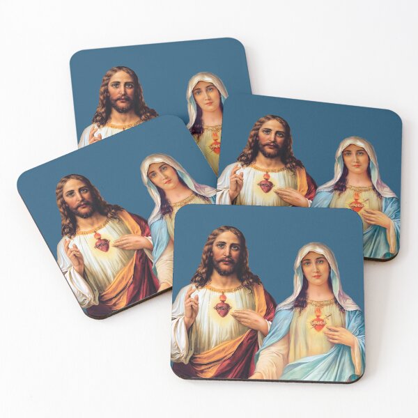 Item preview, Sacred and Immaculate Hearts - III (Jesus and Mary) transparent background designed and sold by Brasilia.
