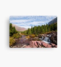 Redrock Falls Canvas Print