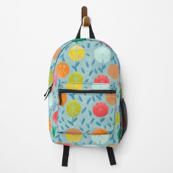 Item preview, Bright geometrics stylised flowers designed and sold by sueshorman.