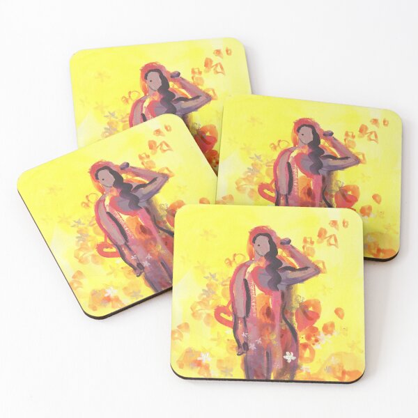 Item preview, 'Happy Woman' Self-Love Painting Series No.17 designed and sold by icecoolmountain.
