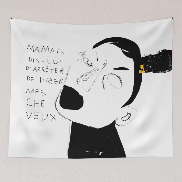 Item preview, Mama tell her to stop pulling my hair designed and sold by Linda Vachon.