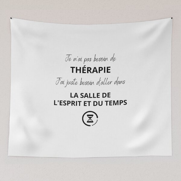Aperçu de l'œuvre La Salle de l'esprit et du temps Thérapie Anime Citation Otaku créée et vendue par Massaie55.