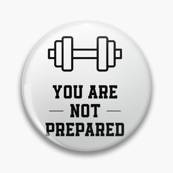 Item preview, You are not prepared Dumbbell designed and sold by LuMarino.