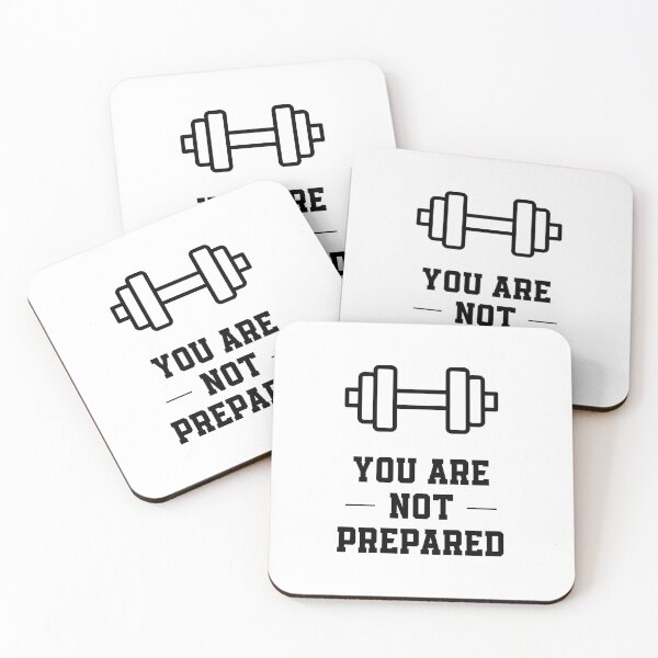 Item preview, You are not prepared Dumbbell designed and sold by LuMarino.