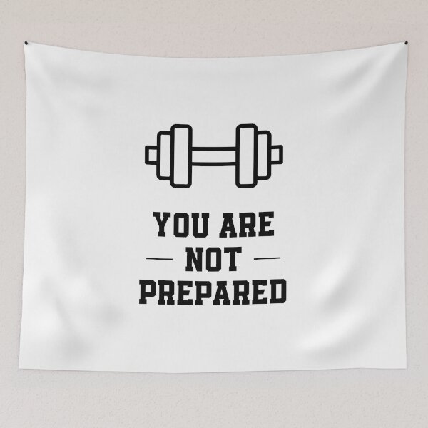Item preview, You are not prepared Dumbbell designed and sold by LuMarino.