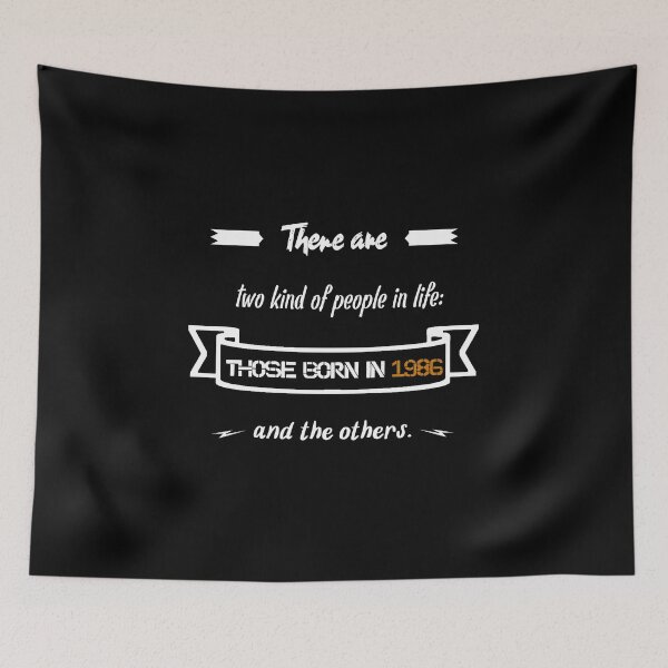 Item preview, People born in 1986... and others (English) designed and sold by 2Girls1Shirt.
