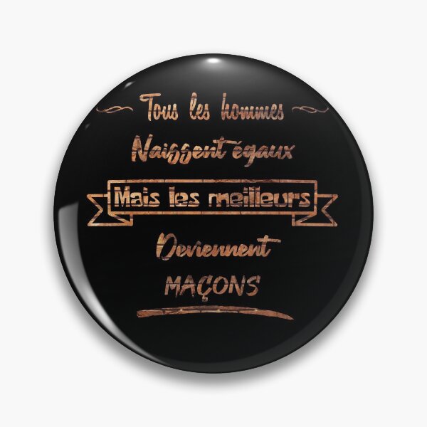 Item preview, The best men become masons (French) designed and sold by 2Girls1Shirt.