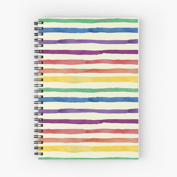 Item preview, Watercolour Rainbow Stripe designed and sold by TheIndigoSea.
