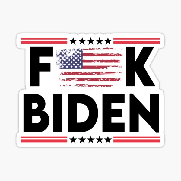 3-Pack Bumper Stickers, Let's Go Brandon, Fuck Joe Biden Stickers