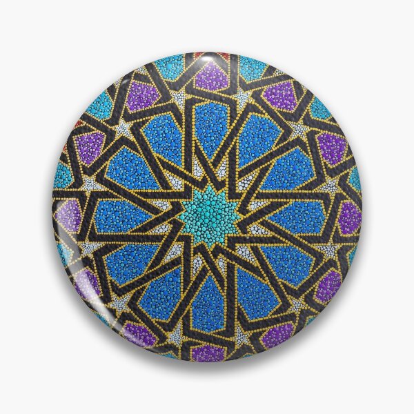 Item preview, Colorfull mosaic - dot geometry art designed and sold by ImaaniArt.