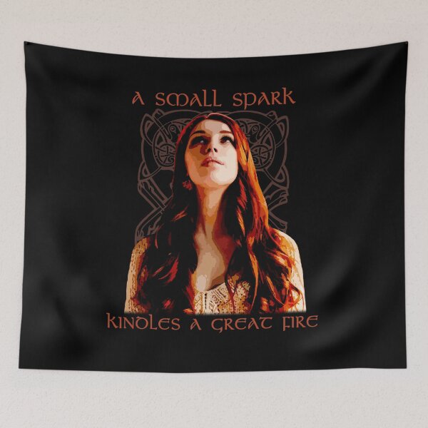 Item preview, A Small Spark Kindles a Great Fire, Celtic Proverb Design, Celtic Knotwork designed and sold by Proverbial Wisdom Design.