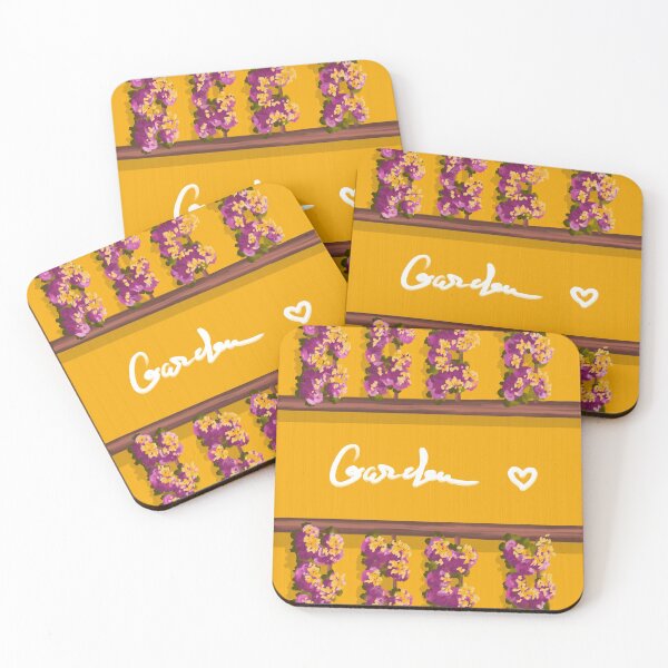 Item preview, Curly twigs with pink and yellow flowers and leaves designed and sold by IrinaIkar.