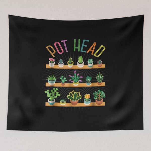 Item preview, Plant Lover and Gardener T-Shirt Pot Head Succulent designed and sold by Trendy Shirt.