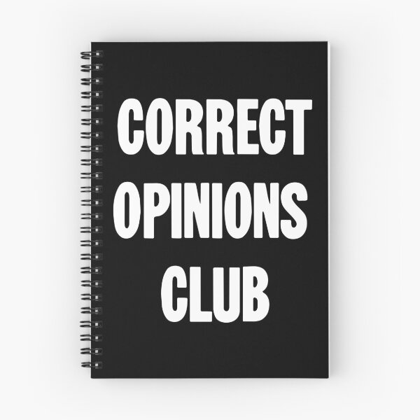 Aperçu de l'œuvre Club des opinions correctes créée et vendue par Good-Looking Corpse.
