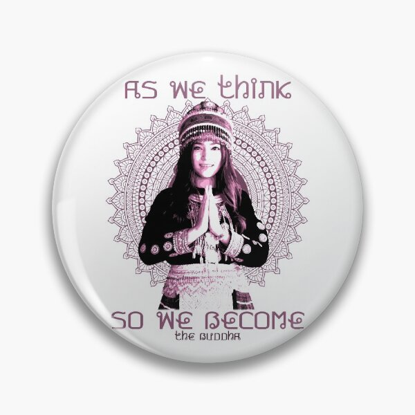 Item preview, As We Think, So We Become, Buddhist Proverb, Mandala Design, The Buddha, Buddhism Gift designed and sold by Proverbial Wisdom Design.