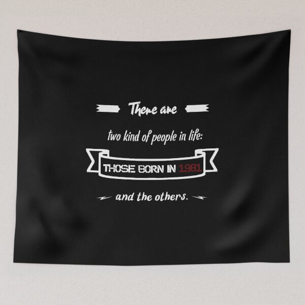 Item preview, People born in 1981... and others (English) designed and sold by 2Girls1Shirt.
