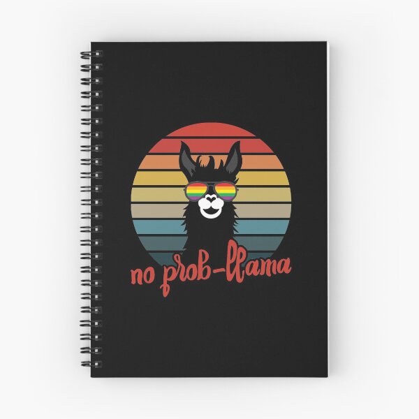 Item preview, No Prob-Llama – Funny Retro Llama Alpaca With Sunglasses designed and sold by designandclouds.