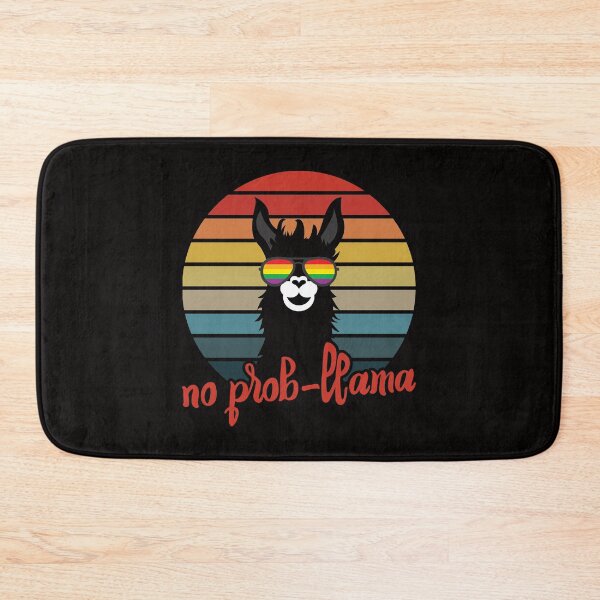 Item preview, No Prob-Llama – Funny Retro Llama Alpaca With Sunglasses designed and sold by designandclouds.