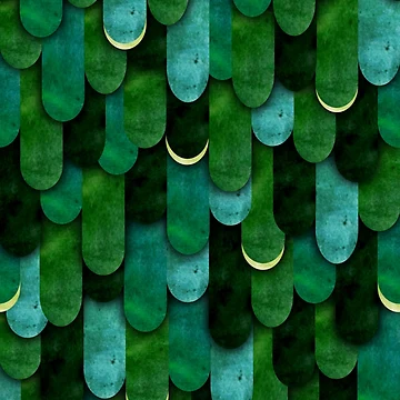 Artwork thumbnail, Cute Green Pattern by DifferentCreate