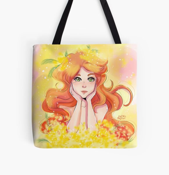 Mimosa All Over Print Tote Bag