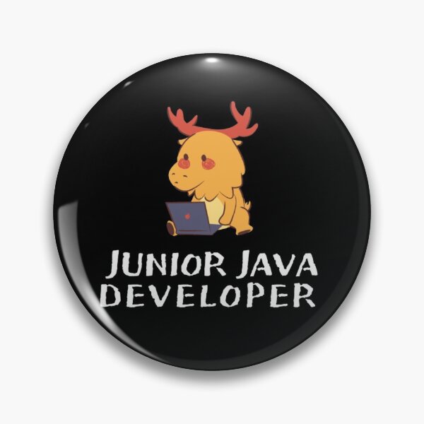 Item preview, CUTE JUNIOR JAVA DEVELOPER(feat Deer) designed and sold by RedFlamenco.